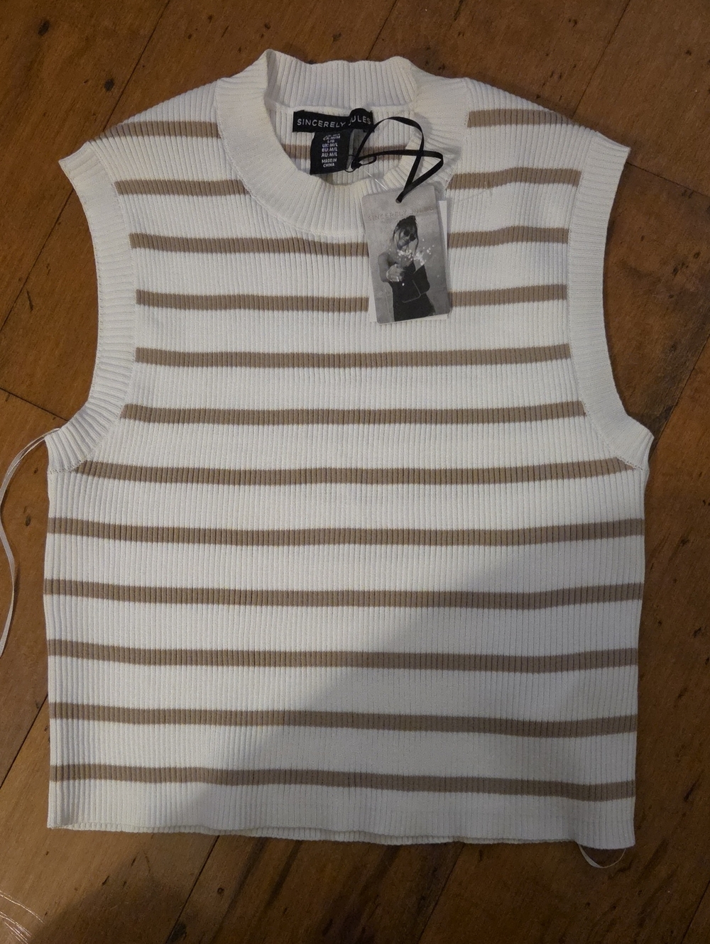 Sincerely Jules Mock sleeveless top